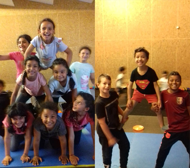 Atelier acrobatie enfant cirque indigo La Seyne 83 Var PACA
